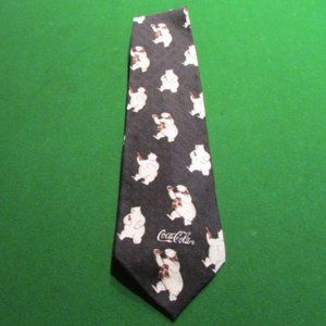 Vintage CocaCola 100% Silk Tie